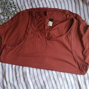 We The Free Tops - We the Free Burnt Orange Tank Top Size Large We The Free Tops - We the Free Burnt Orange Tank Top Size Large